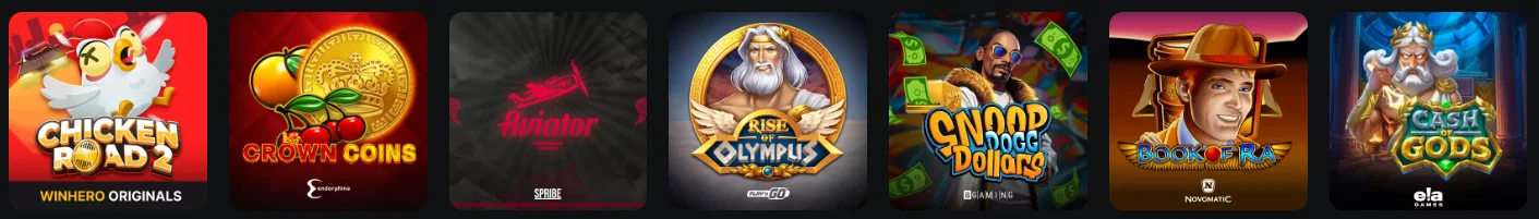 WinHero Casino Slots und Automaten